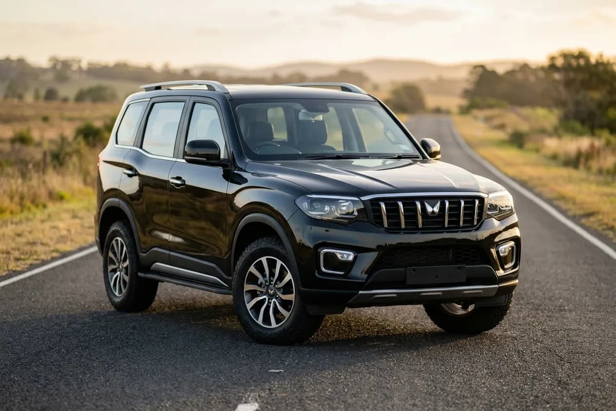 Scorpio-N 4×4 (Black) self-drive rental in Kompally Hyderabad
